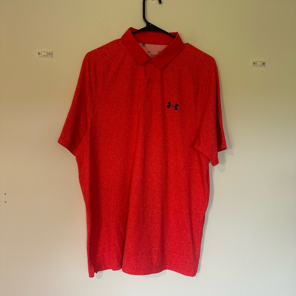 Under Armour Men’s ISO Chill Polo Orange Size L